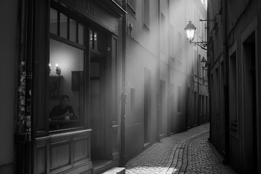 巷口咖啡与午后微光